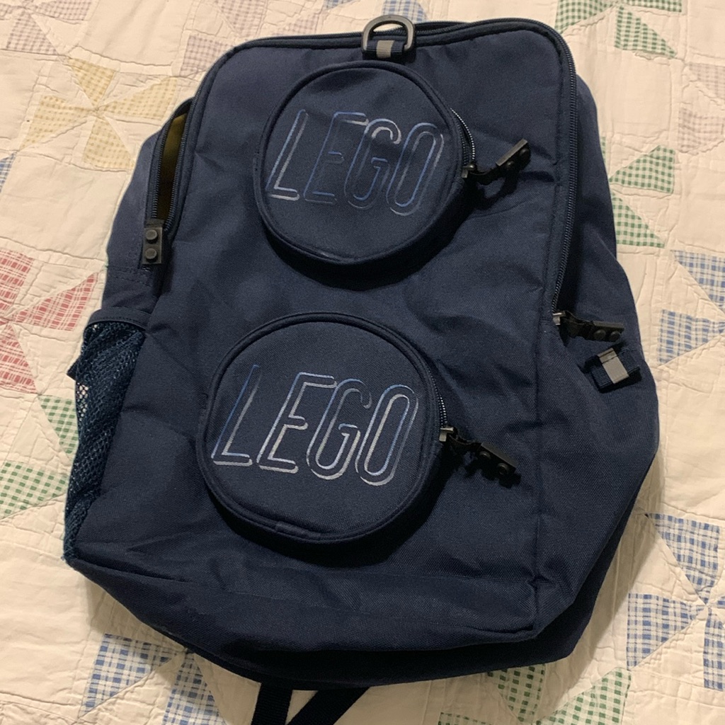 Lego Navy Blue Backpack Preowned